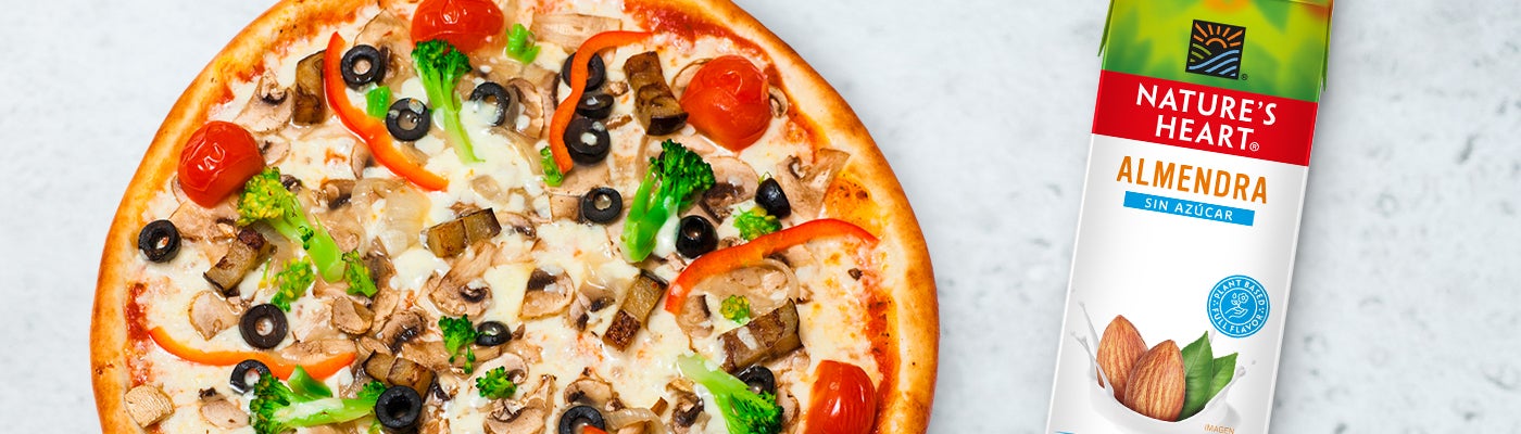 PIZZA CON BASE DE BRÓCOLI O COLIFLOR Nature's Heart