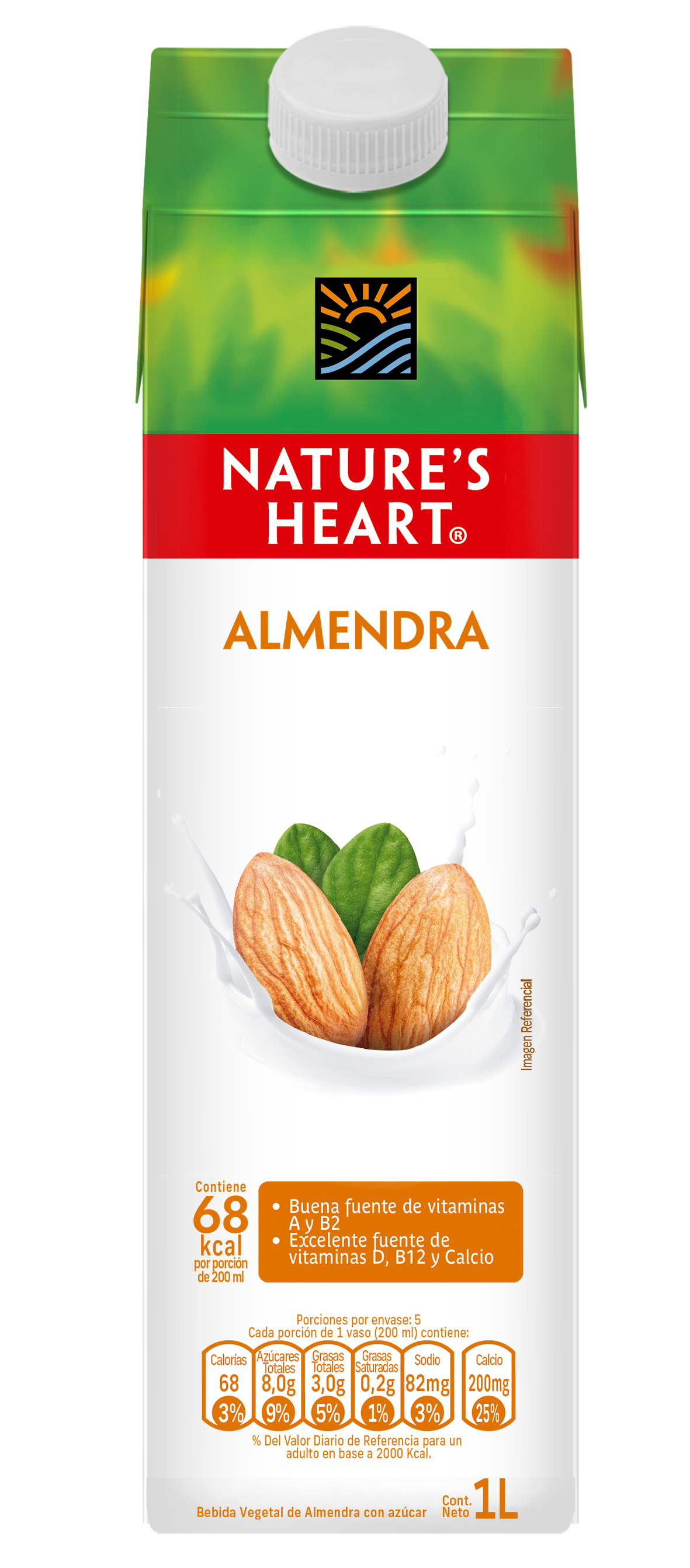 Bebida Almendra 1LT-Nature's Heart
